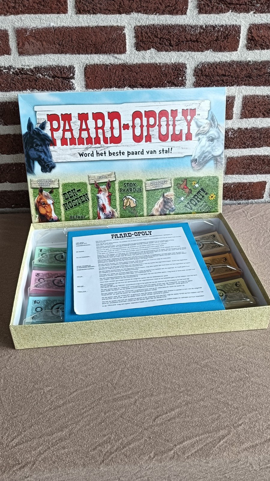 Paard-Opoly Bordspel, Ophalen of Verzenden, Zo goed als nieuw