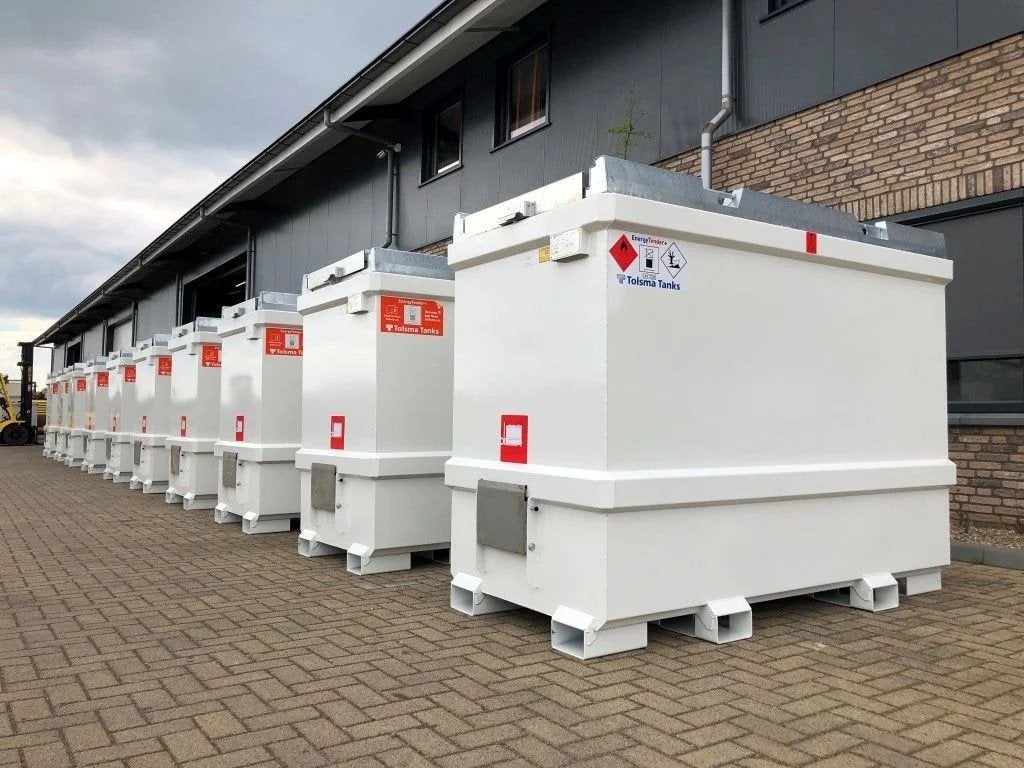 Tolsma Kiwa IBC 3000 liter dieseltank nieuw ! (bj 2024), Ophalen of Verzenden