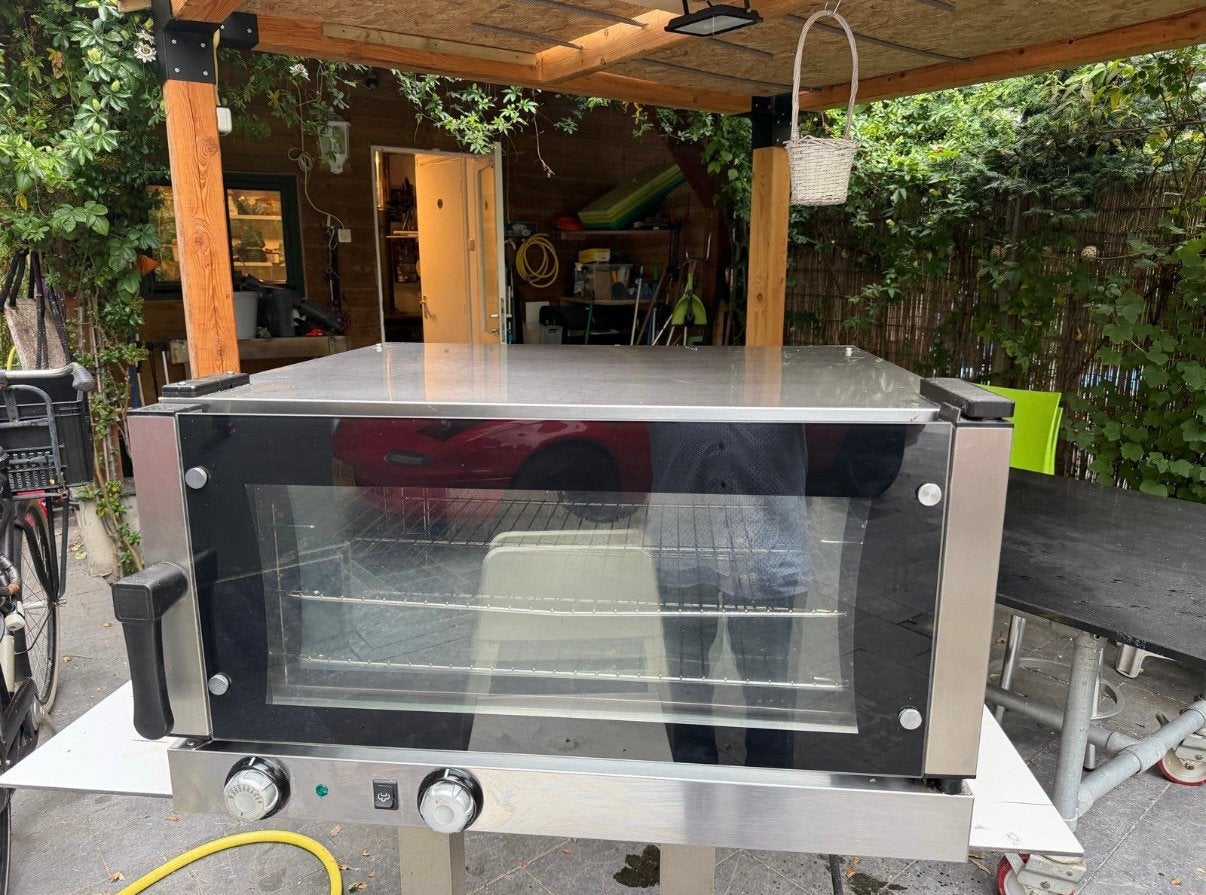 Professionele hetelucht oven, Witgoed en Apparatuur, Ophalen, Zo goed als nieuw, 60 cm of meer