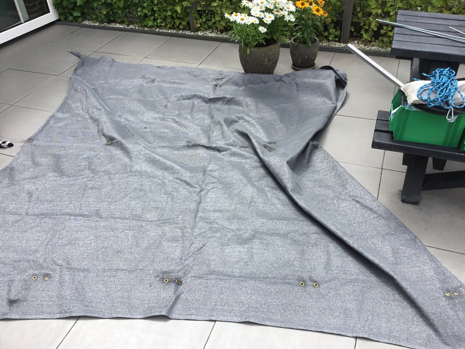 Zonnendoek / Tarp - Grijs, Ophalen of Verzenden, Gebruikt