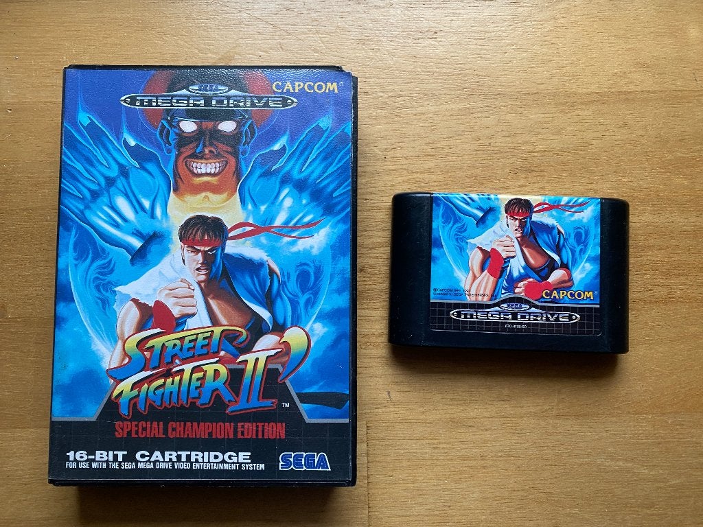 Street fighter II sega mega drive, 1 speler, Racen en Vliegen, Ophalen of Verzenden, Zo goed als nieuw