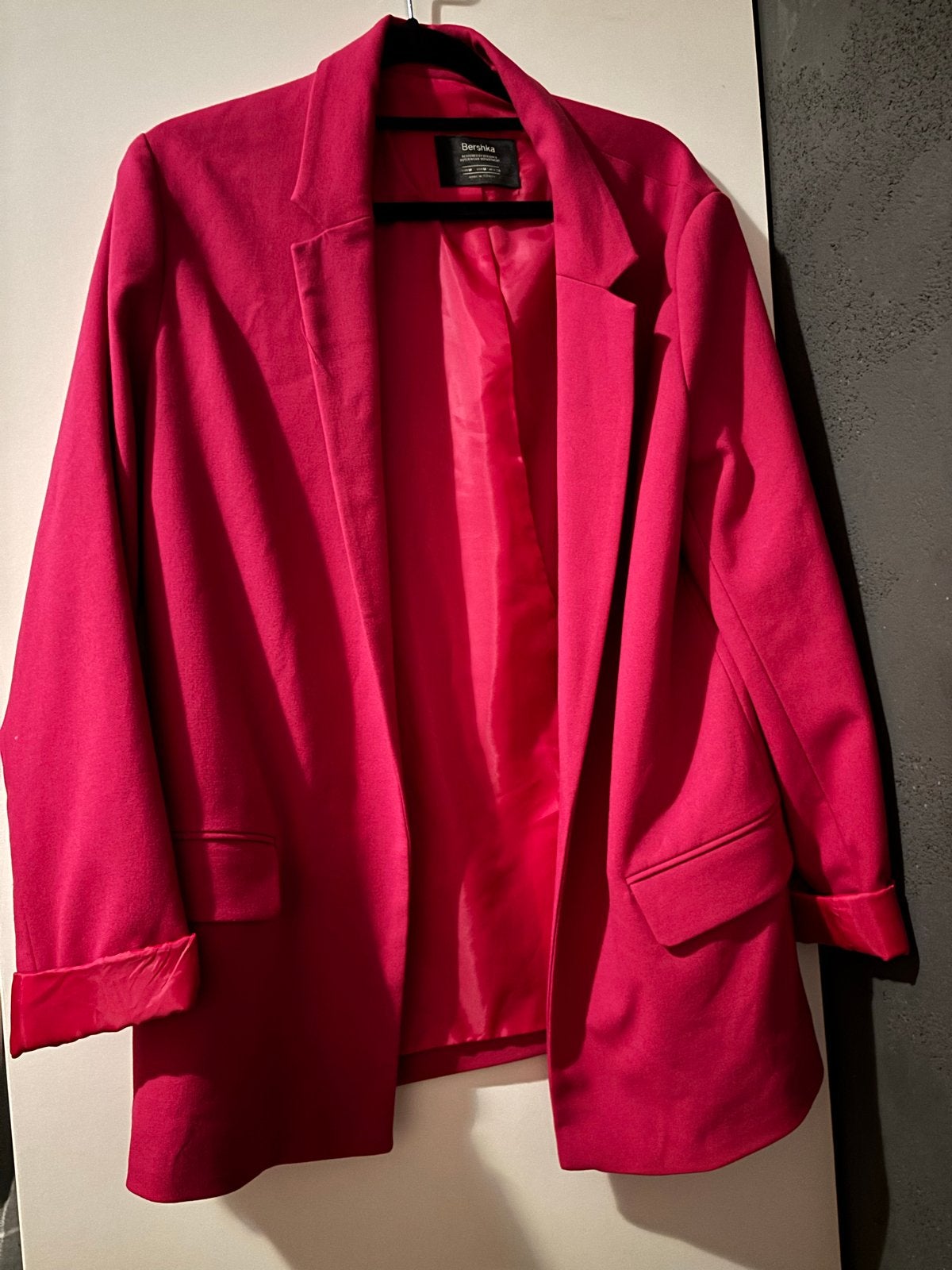 Bershka roze blazer - Maat M, Kleding | Dames, Maat 38/40 (M), Ophalen of Verzenden, Zo goed als nieuw, Jasje