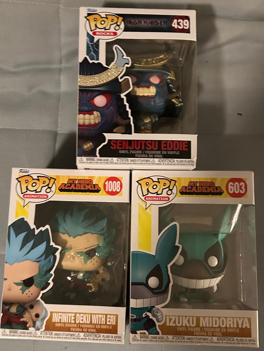 Funko Pop! My Hero Academia & Iron Maiden Figuren, Ophalen of Verzenden, Nieuw