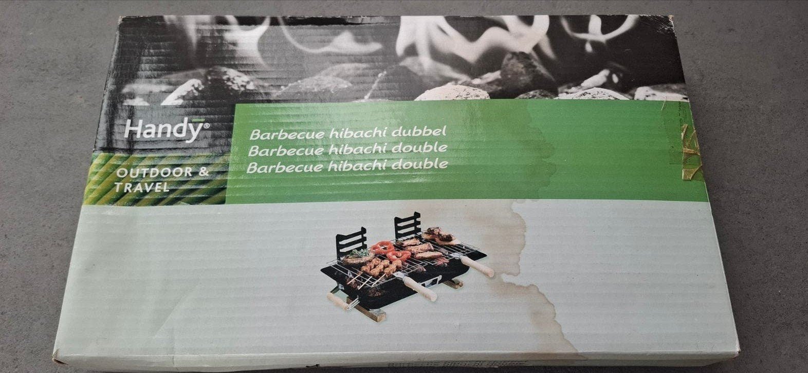 Handy Barbecue Hibachi Dubbel - Outdoor & Travel BBQ, Ophalen of Verzenden