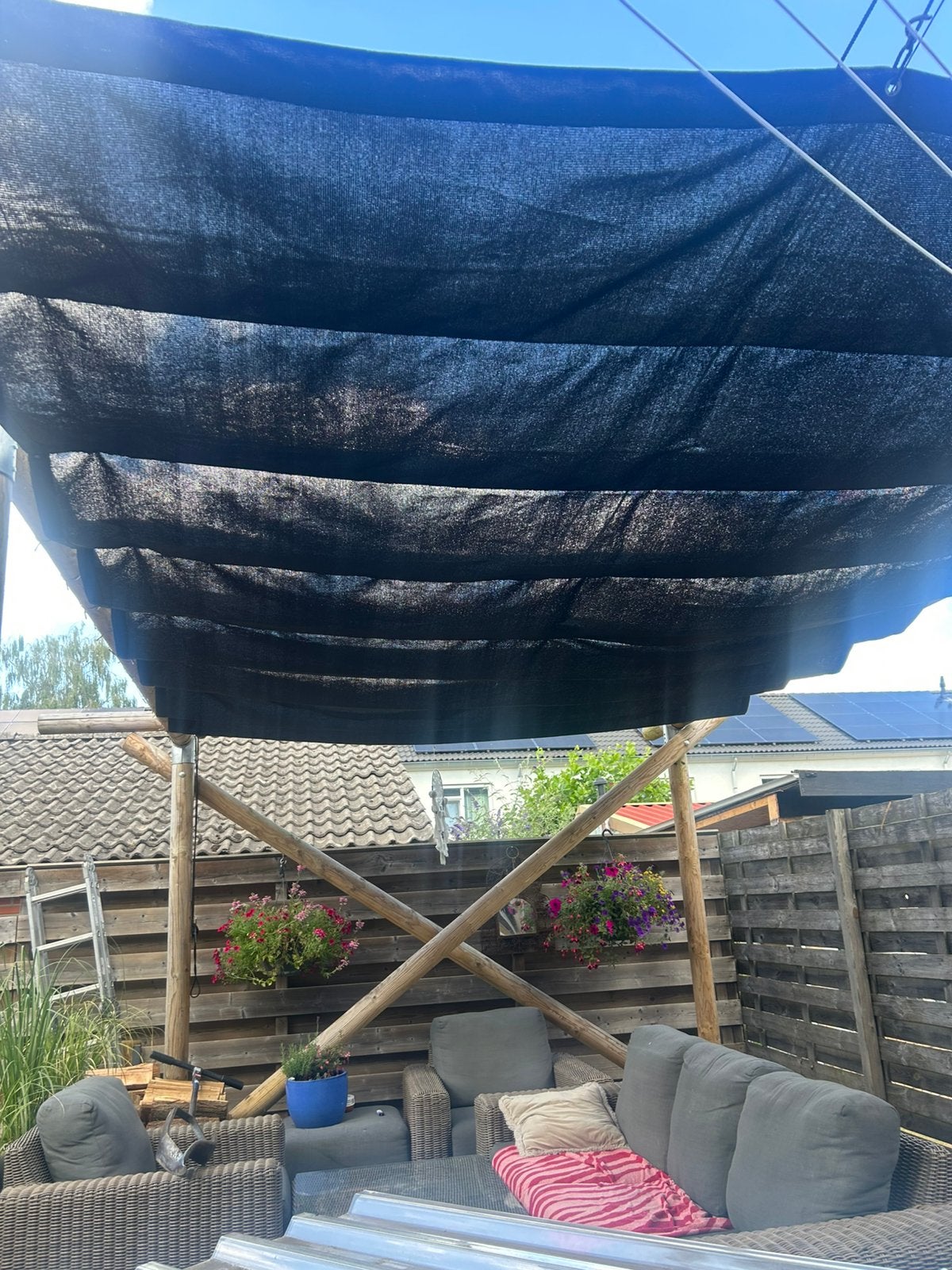 Pergola doek, Tuin en Terras, Zonneschermen, Ophalen, Zo goed als nieuw, 250 cm tot 450 cm, 300 cm of meer