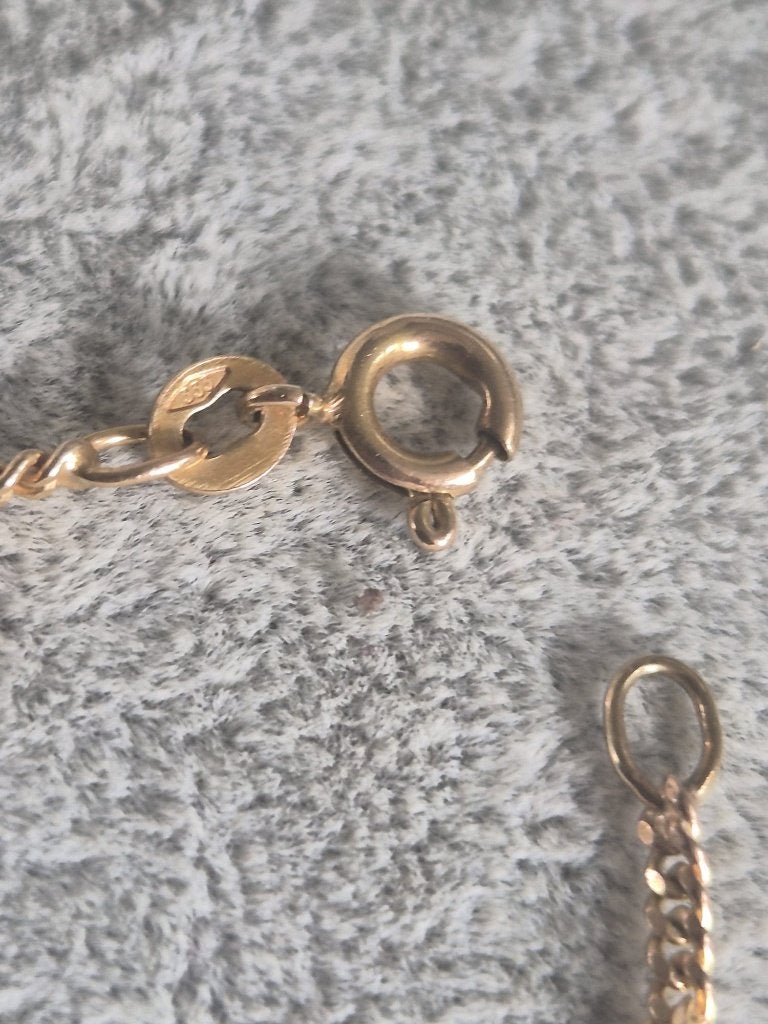 Ketting van 8 karaat geel goud, Ophalen of Verzenden, Zo goed als nieuw, Goud, Goud