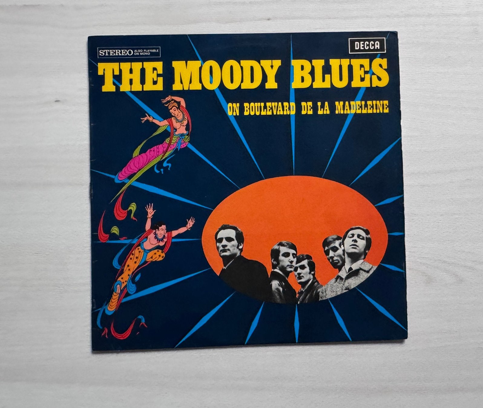 The Moody Blues - On Boulevard De La Madeliene (NL - 1968), Cd's en Dvd's, Vinyl | Rock, Ophalen of Verzenden, Zo goed als nieuw