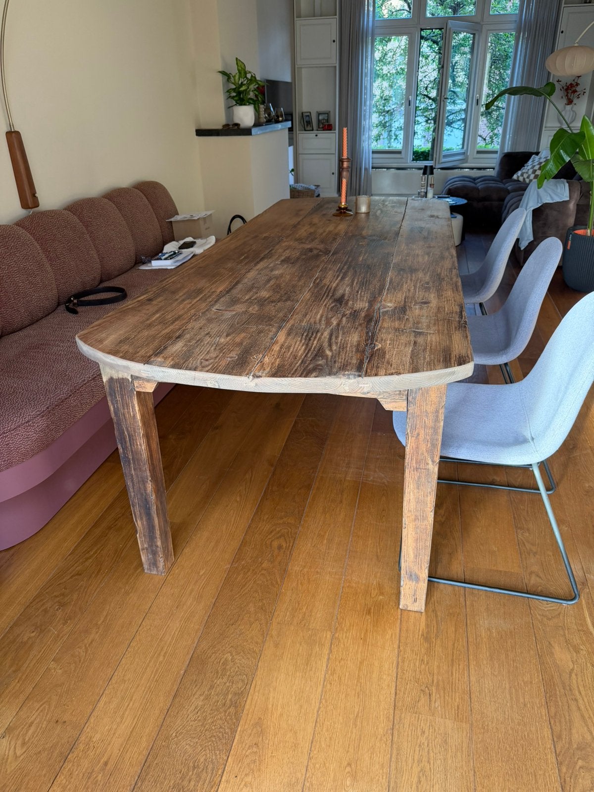 Hoffz eettafel - Deens ovaal - 250x95x80 cm, Ophalen