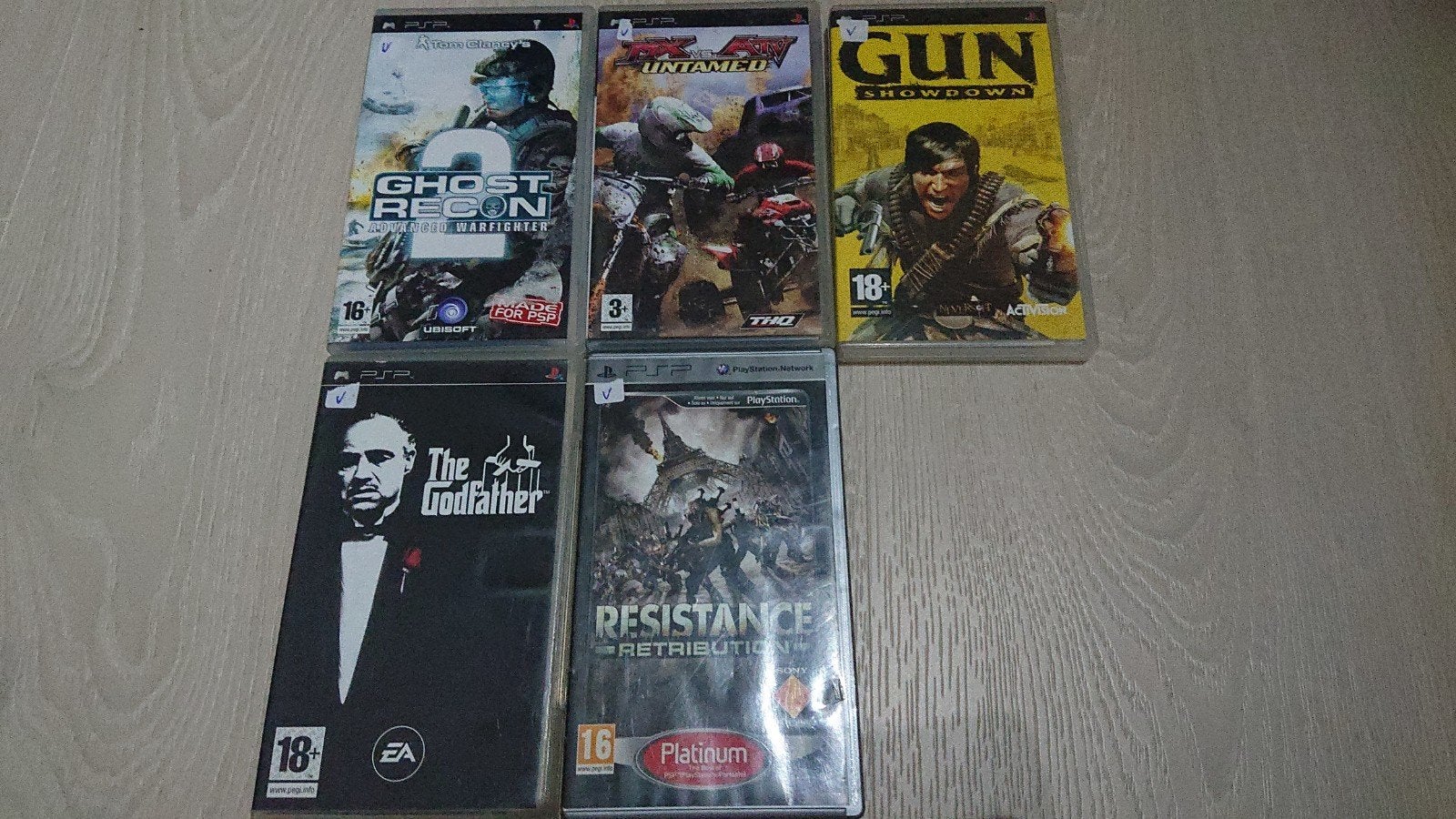 5 psp games, Verzenden, Gebruikt, Shooter