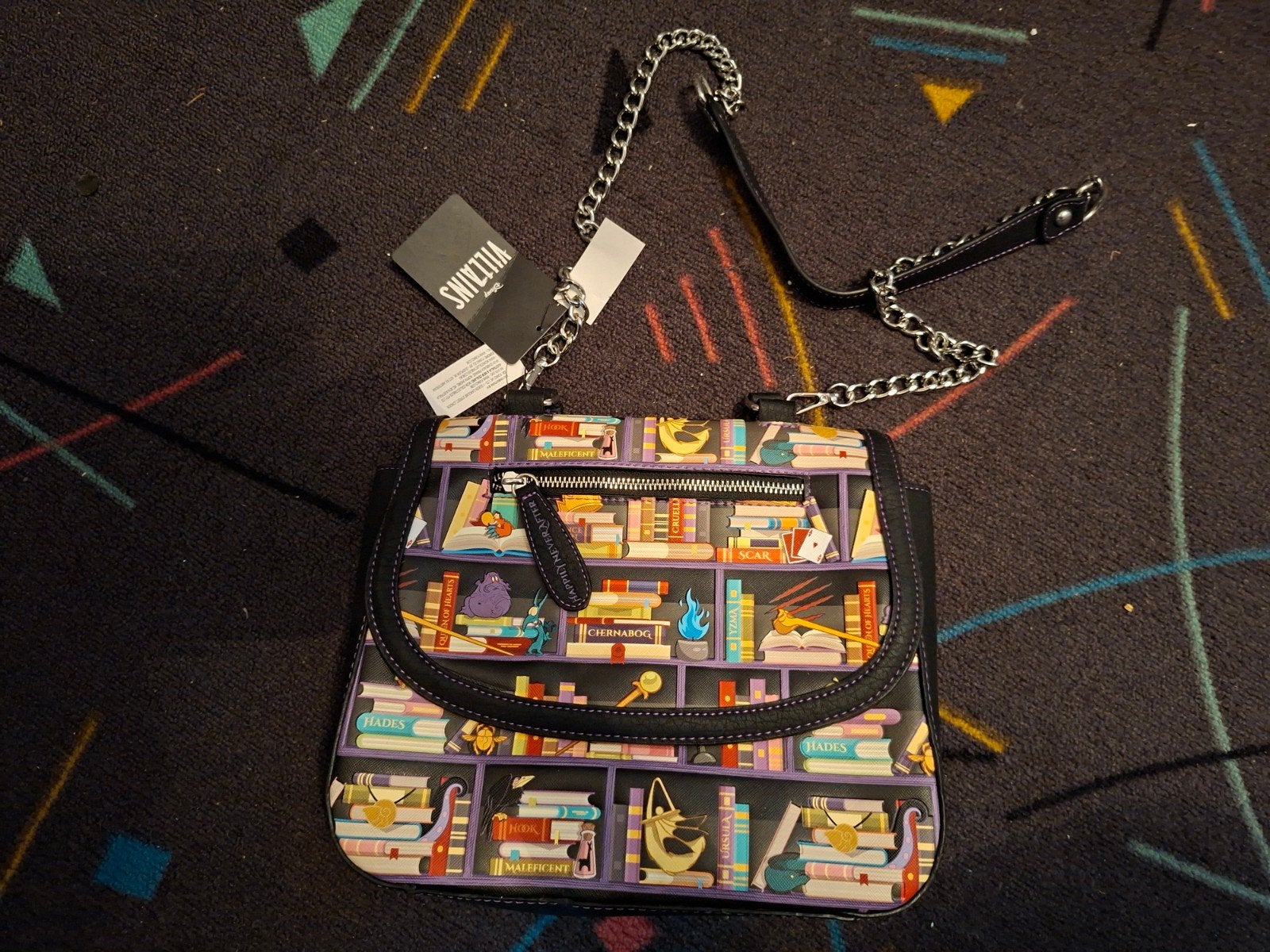 Disney Villains Loungefly Handtas - Nieuw met labels, Ophalen of Verzenden, Nieuw, Zwart, Handtas