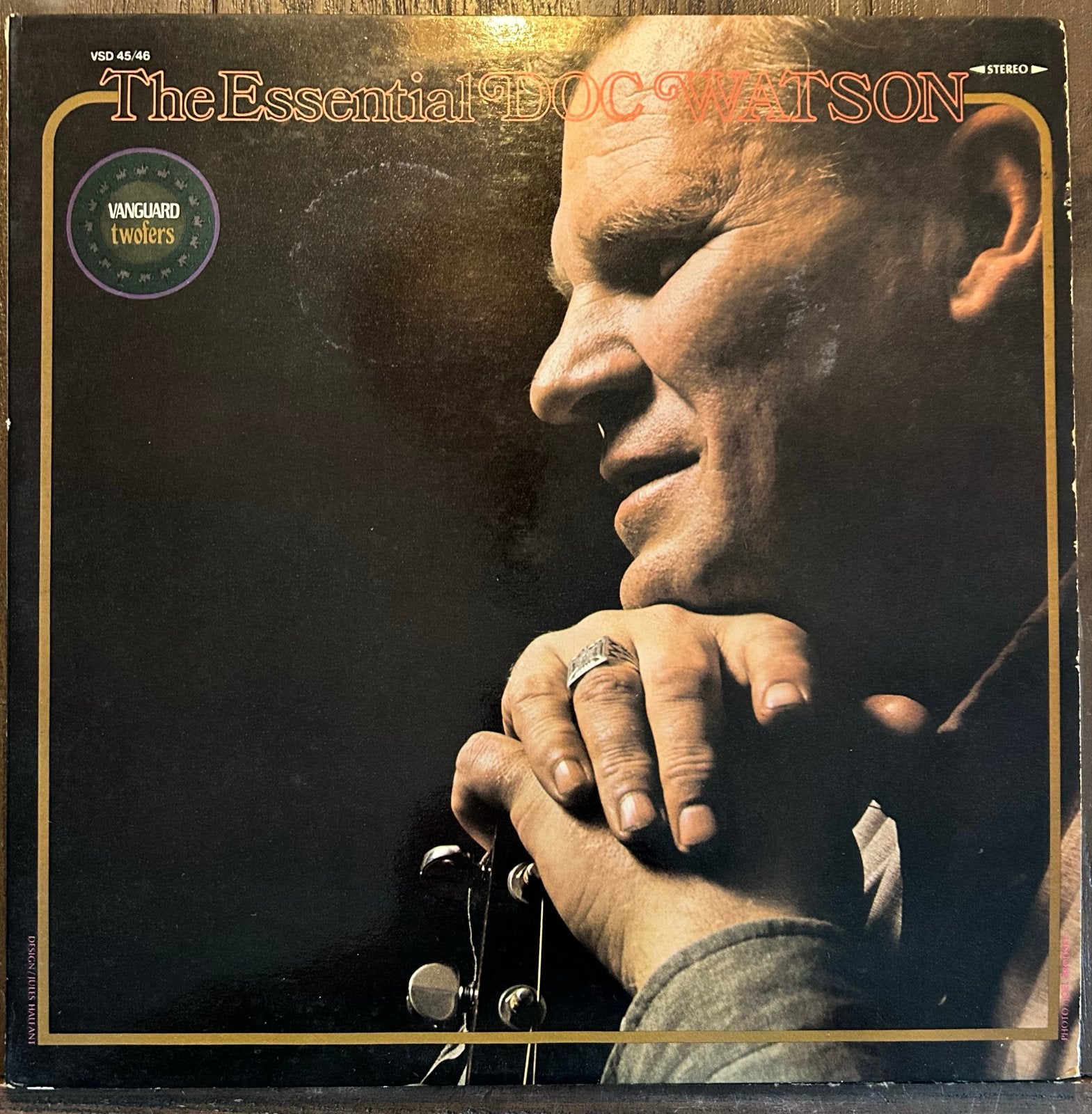 The Essential Doc Watson - Vintage LP, Gebruikt, Ophalen of Verzenden, Dubbel-LP, 12 inch