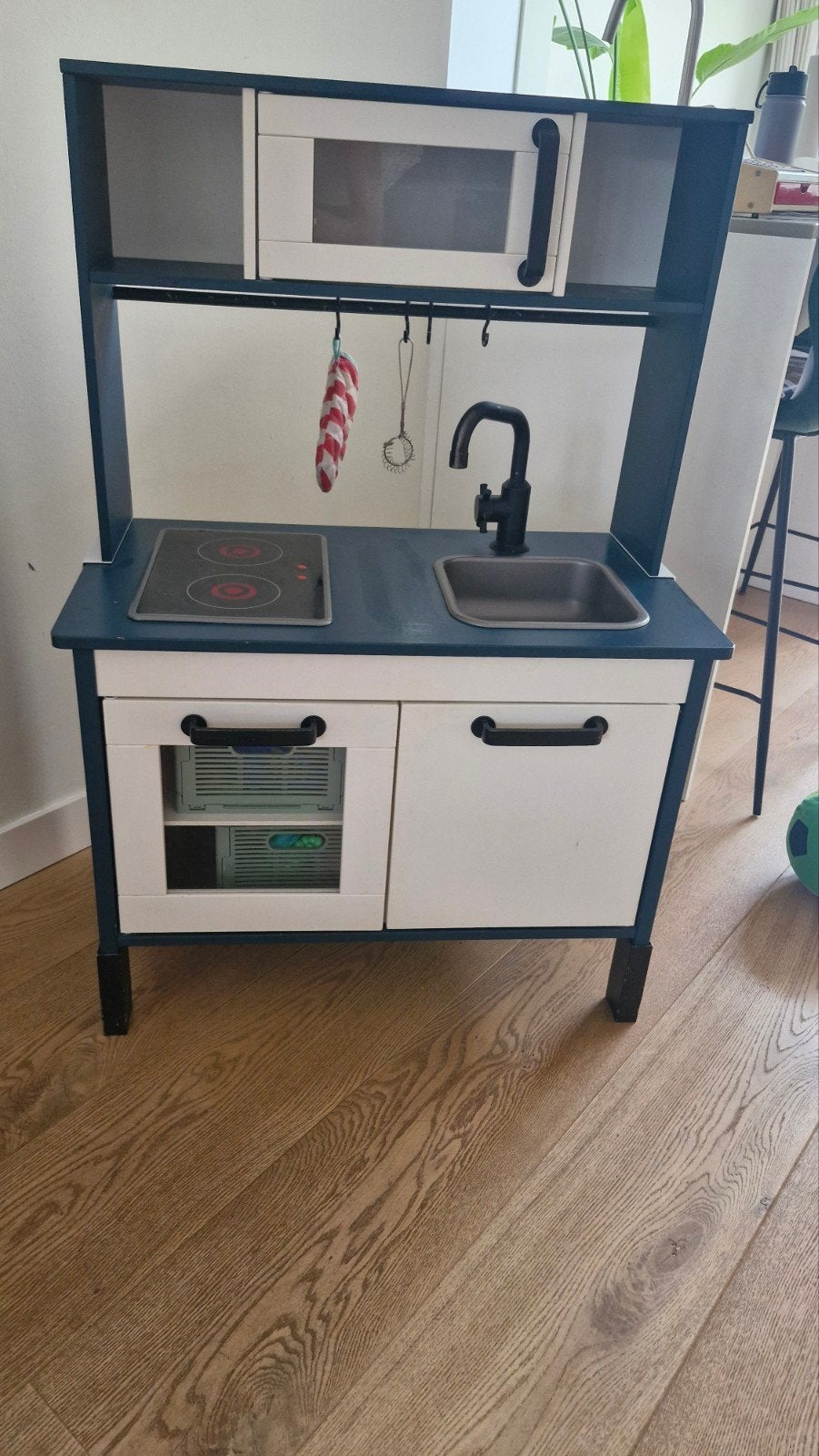 Houten speelkeuken met accessoires, Ophalen, Gebruikt