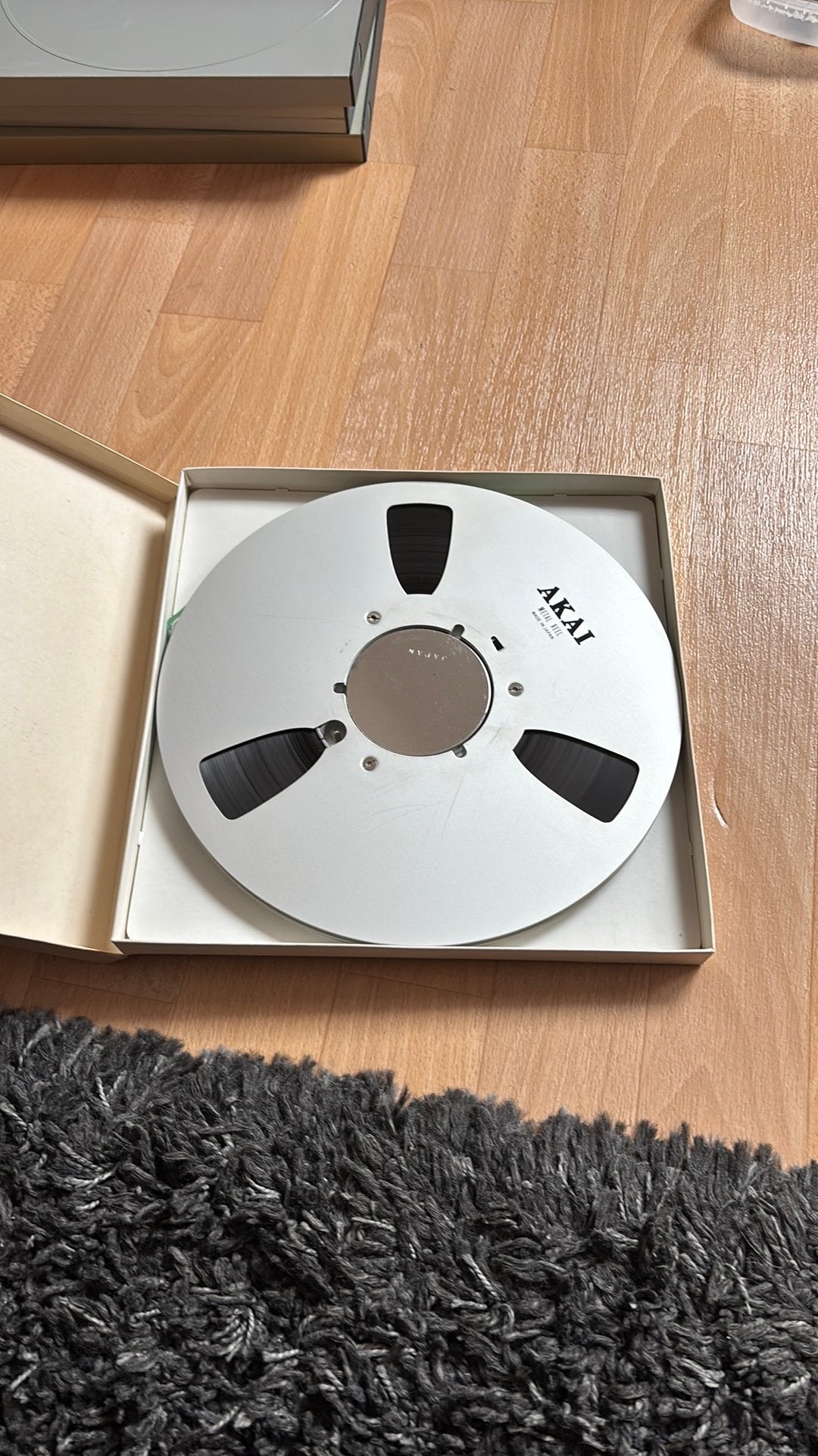 Metalen spoel Akai 26cm (origineel), Audio, Tv en Foto, Ophalen, Onderdeel