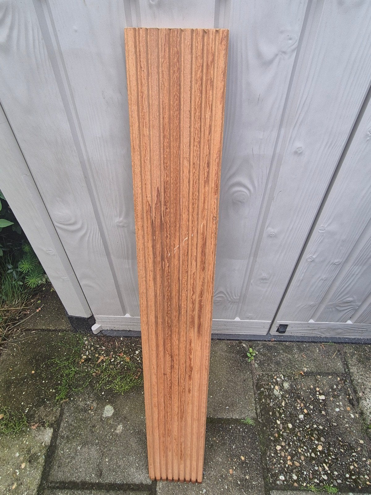 Gezocht twee Bankirai vlonderplank, Tuin en Terras, Palen, Balken en Planken, Ophalen, 250 cm of meer, Planken