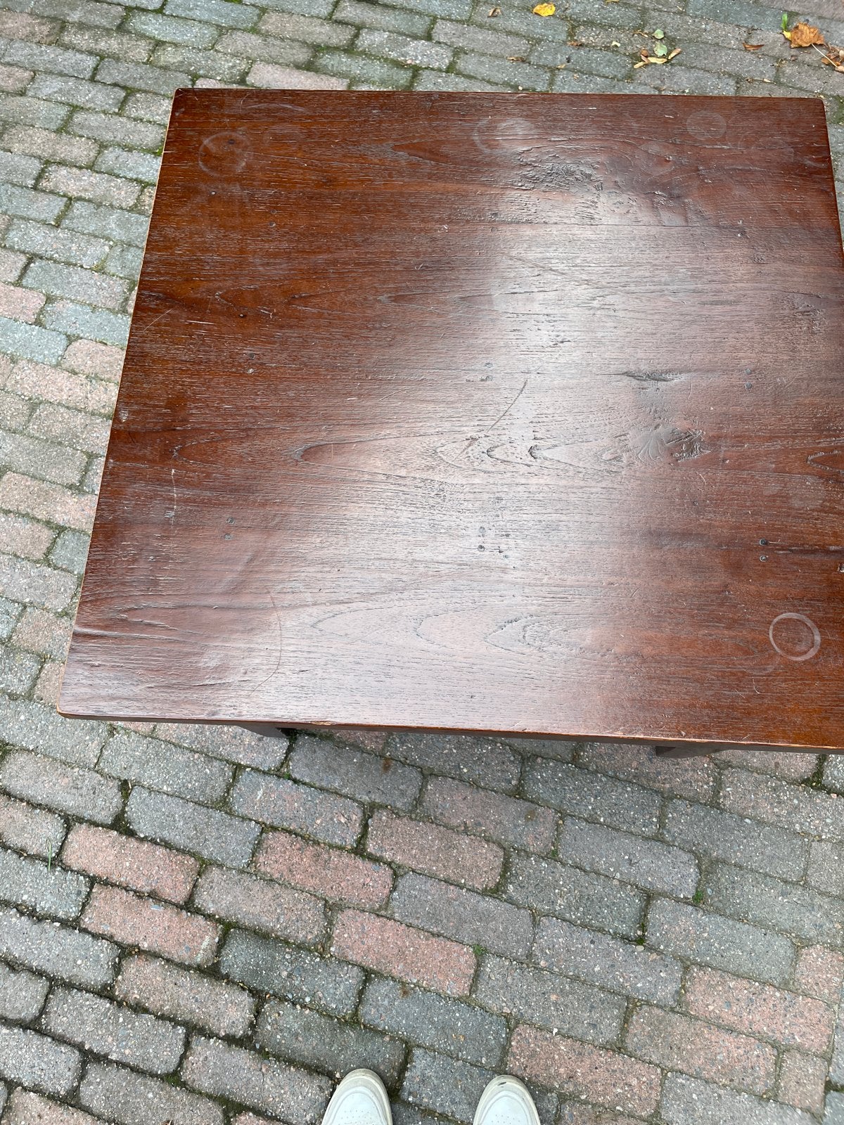 Koloniale houten salontafel met lade, Antiek en Kunst, Ophalen