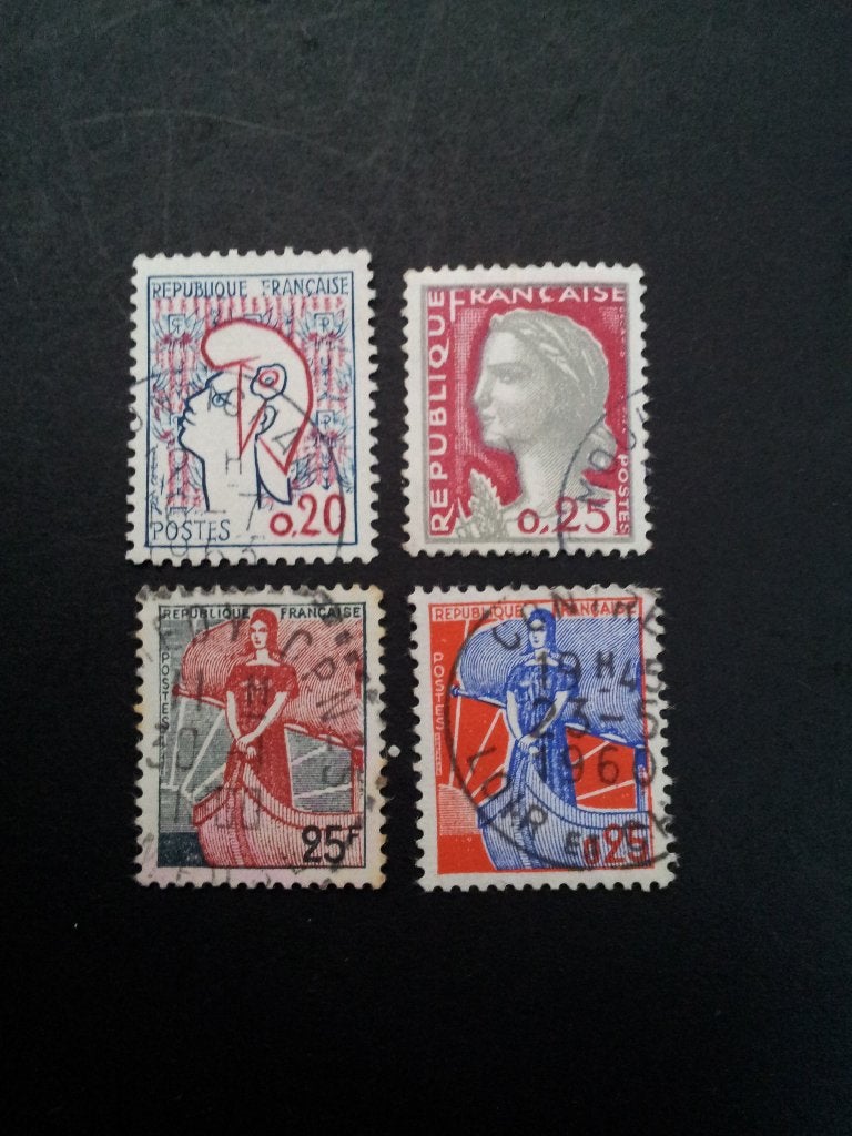 Frankrijk J gestempeld, Ophalen of Verzenden, Gestempeld