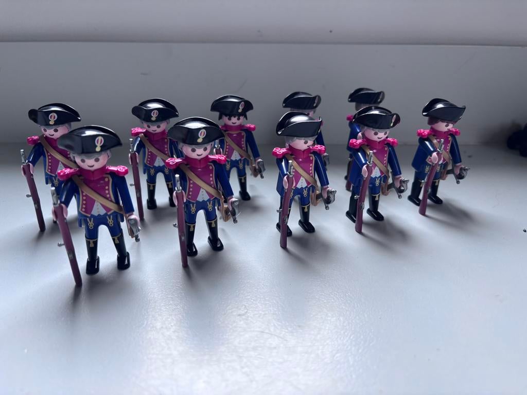 Playmobil soldaten Franse soldaten 4611, Ophalen of Verzenden, Zo goed als nieuw