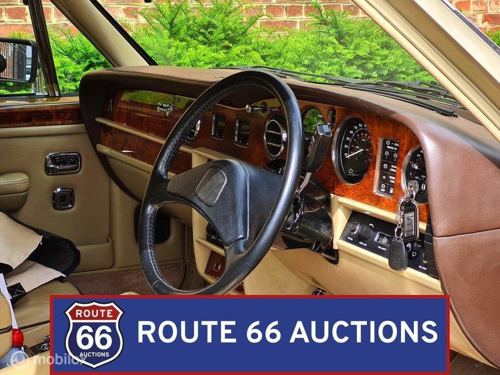 Rolls-Royce Silver Spirit | 1986 | Route 66 Auctions, Auto's, Overige carrosserieën, Zwart, Bedrijf, Handgeschakeld