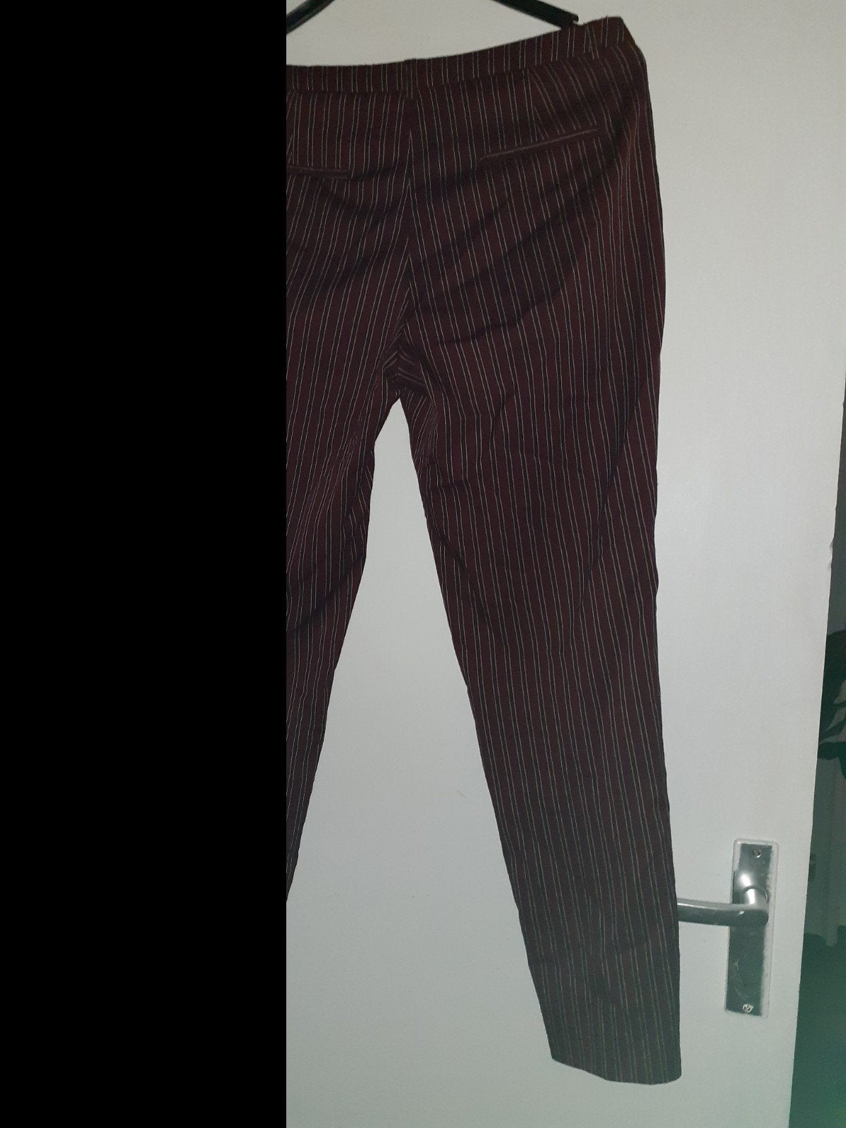 Scotch & Soda Maison Scotch gestreepte pantalon, Bruin, Scotch & Soda, Ophalen of Verzenden, Zo goed als nieuw