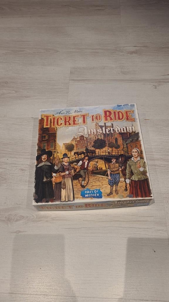 Ticket to ride amsterdam, Hobby en Vrije tijd, Gezelschapsspellen | Bordspellen, Een of twee spelers, Ophalen, Nieuw, Days of Wonder