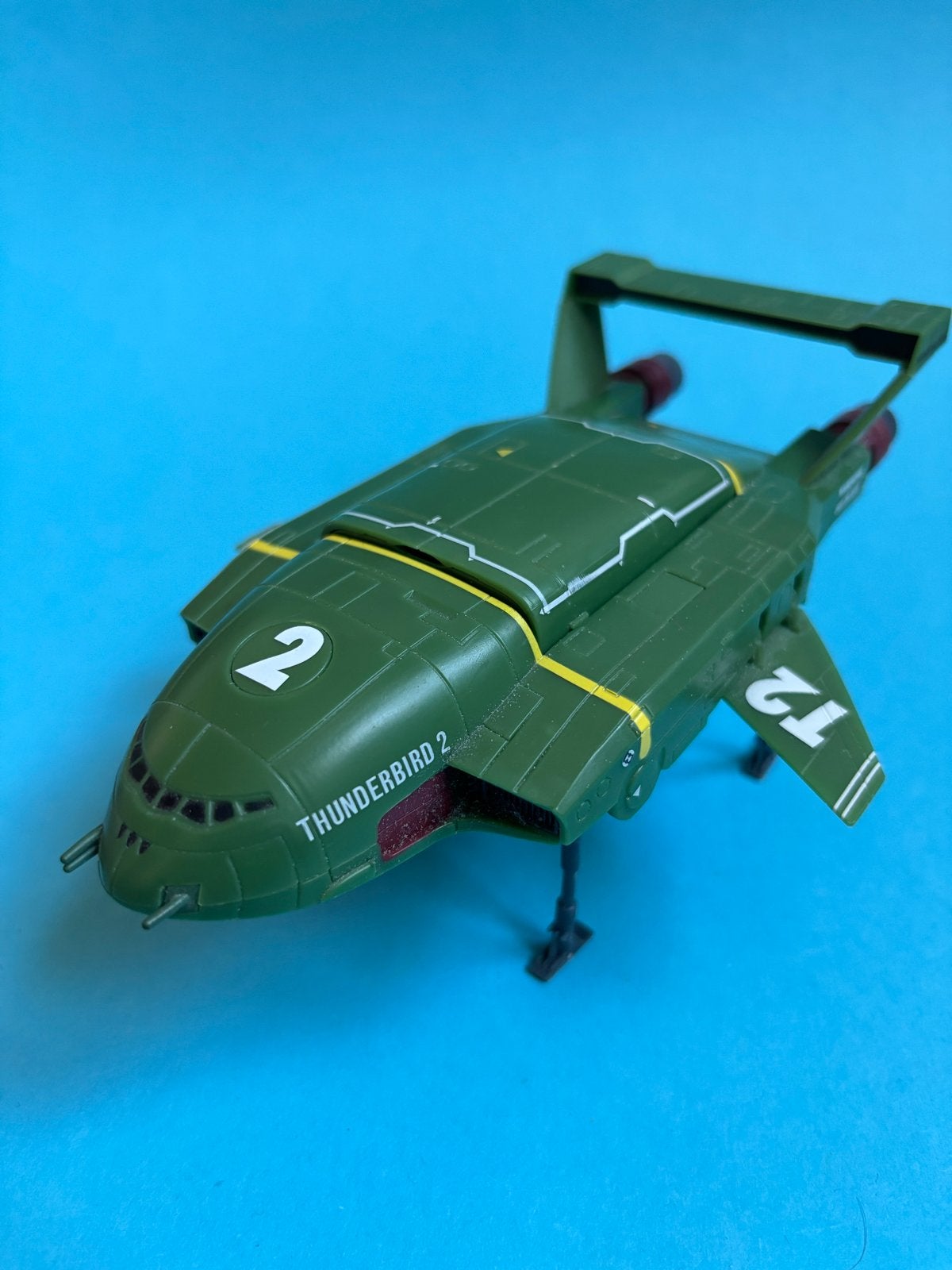 Thunderbird 2 speelgoedvliegtuig met Thunderbird 4, Ophalen of Verzenden, Gebruikt