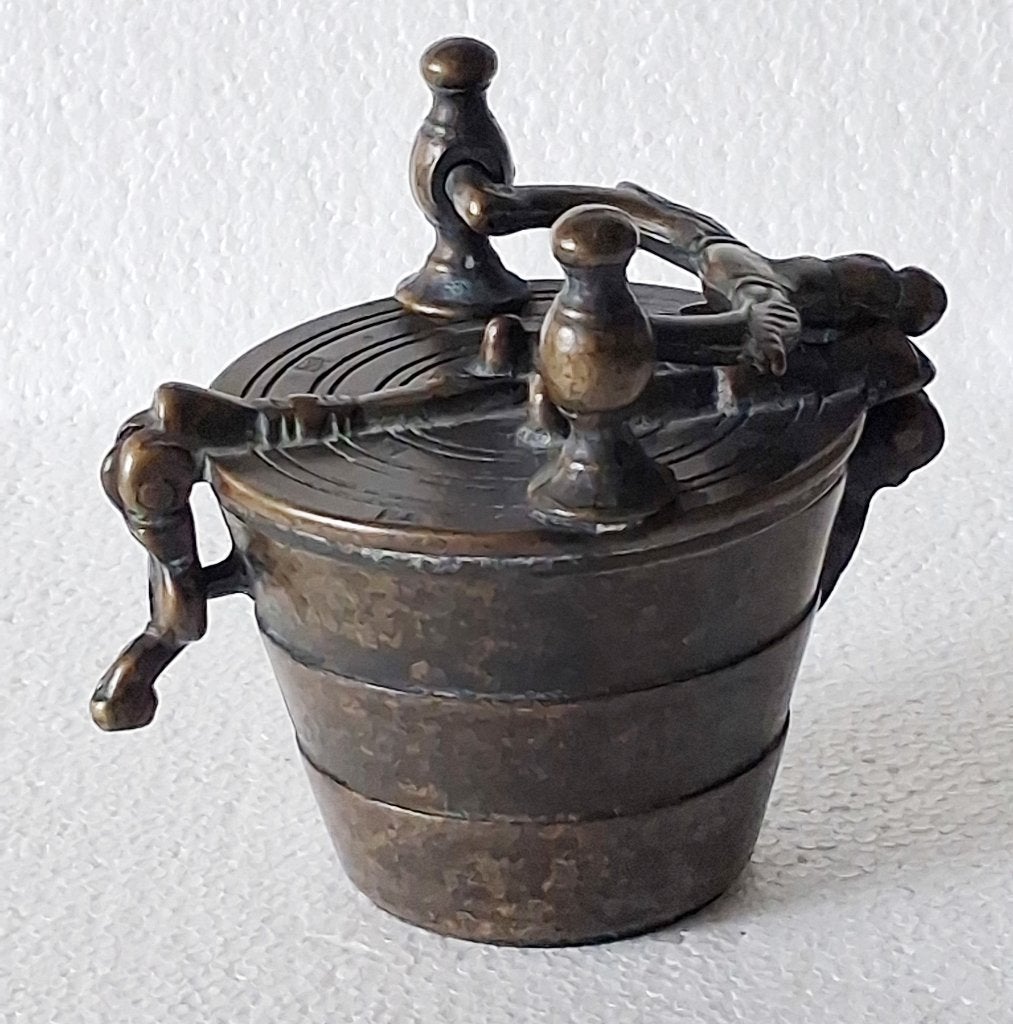 Sluitgewicht (lot 08) 1248 gram 7 bakjes kompleet, Antiek en Kunst, Ophalen of Verzenden
