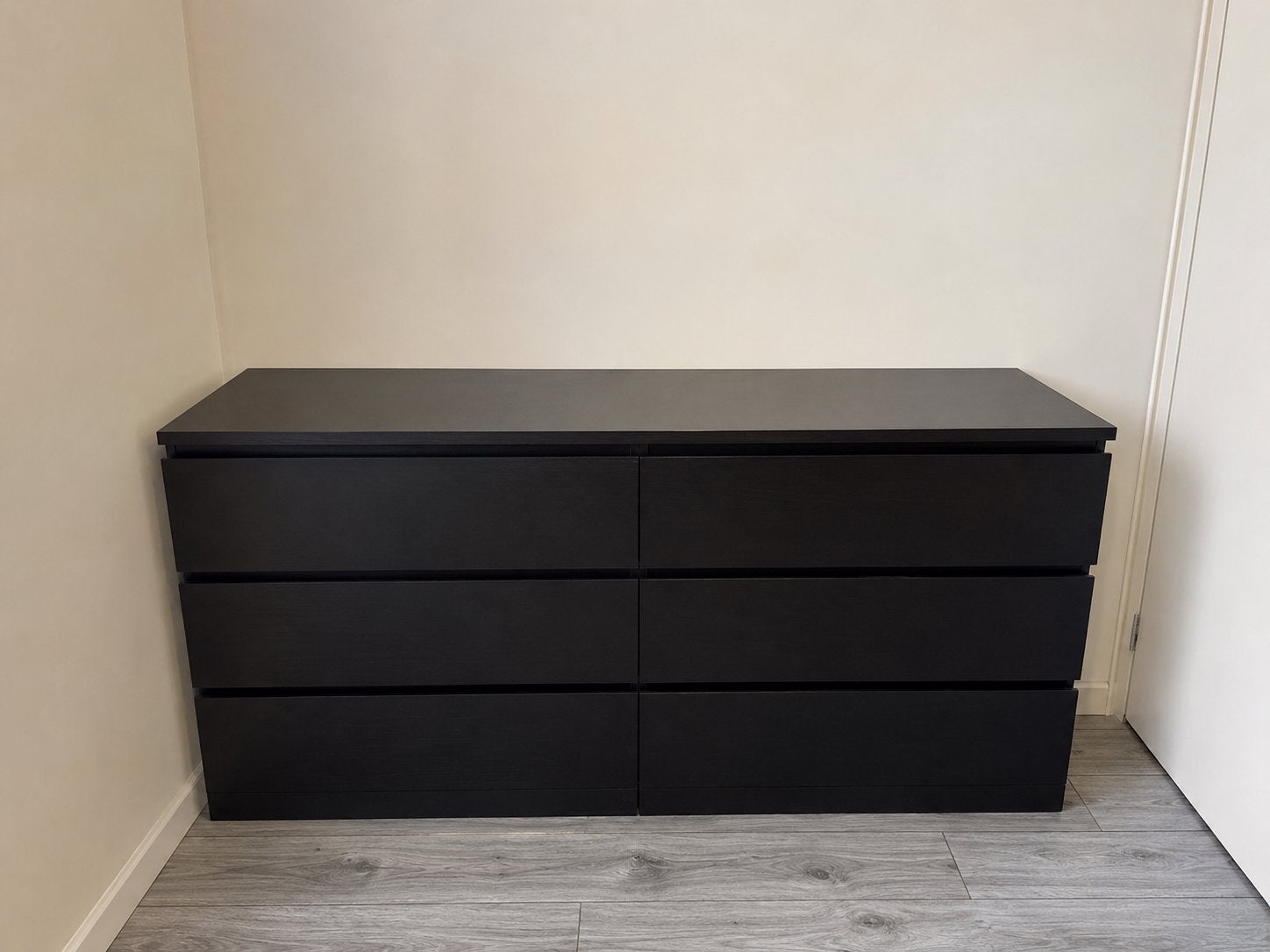 IKEA Malm ladekast met 6 lades, Ophalen, 5 laden of meer, 150 tot 200 cm, Zo goed als nieuw