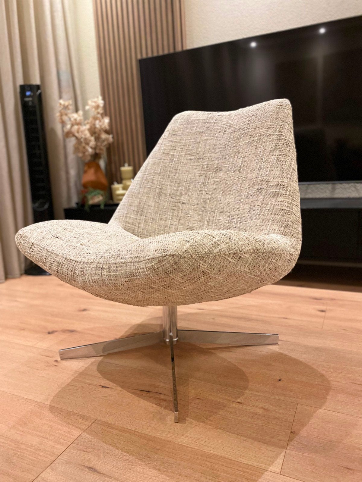 NIEUW GESTOFFEERD!! Cartel Living Smile fauteuil, Huis en Inrichting, Nieuw, 75 tot 100 cm, Ophalen of Verzenden, 75 tot 100 cm