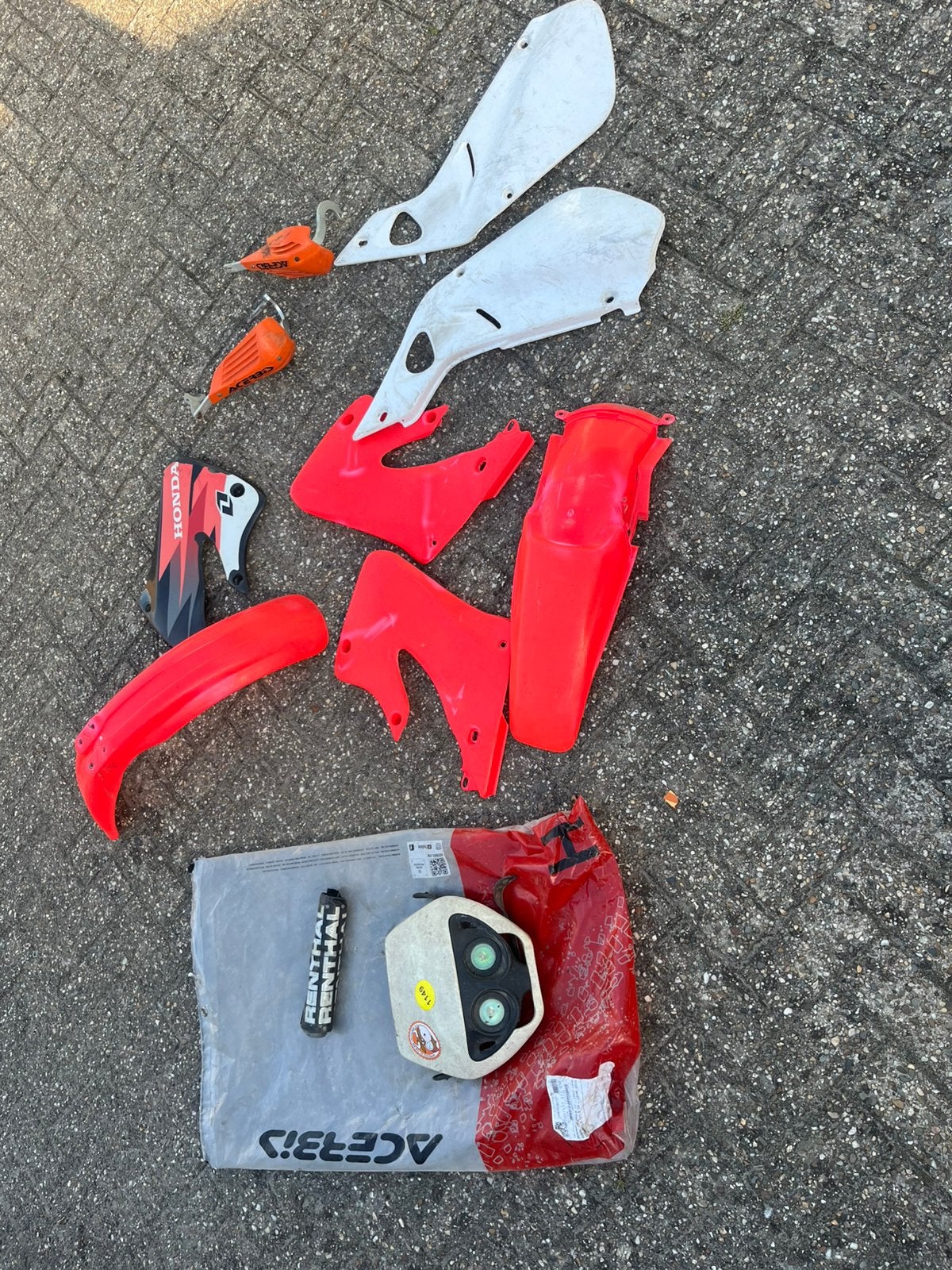 Honda cr 250 125 kappen, Motoren, Ophalen, Gebruikt
