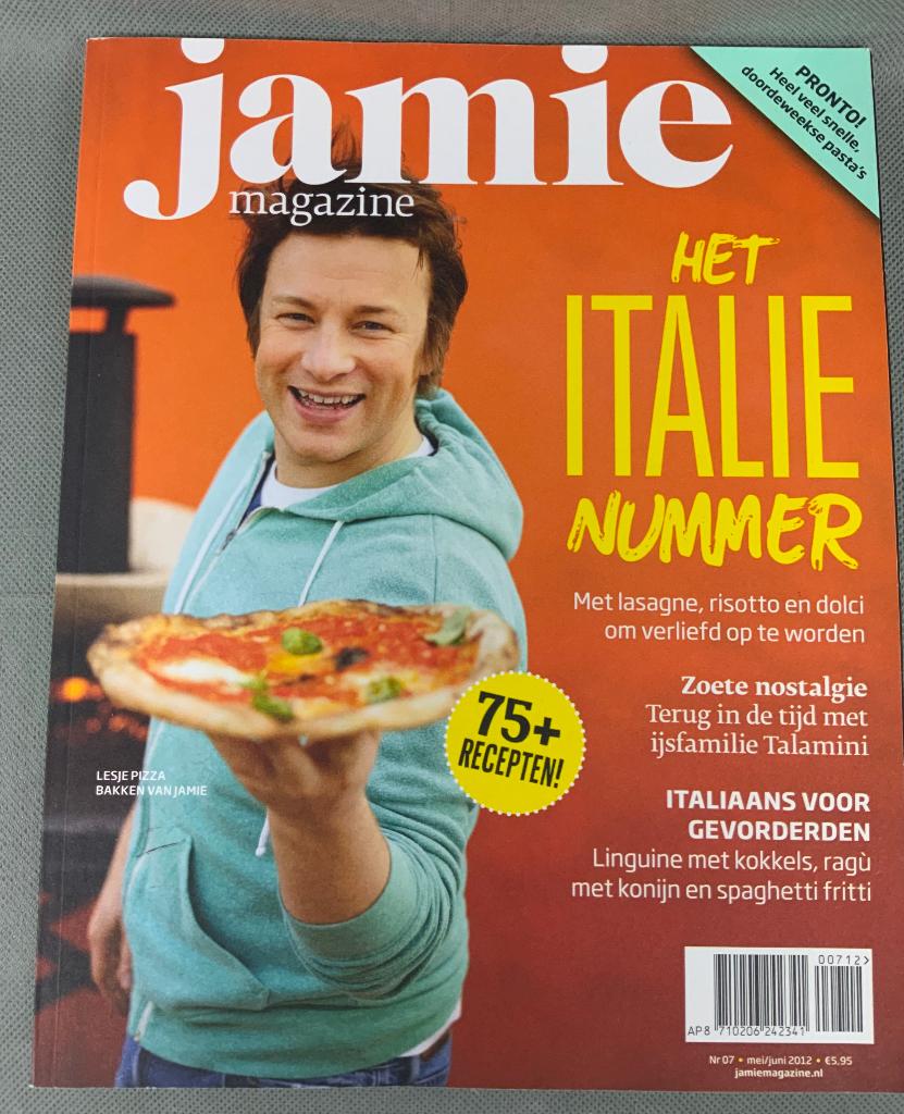 Tijdschrift Jamie Magazine nr 7 mei / juni 2012 - Italie, Italië, Ophalen of Verzenden, Zo goed als nieuw, Hoofdgerechten