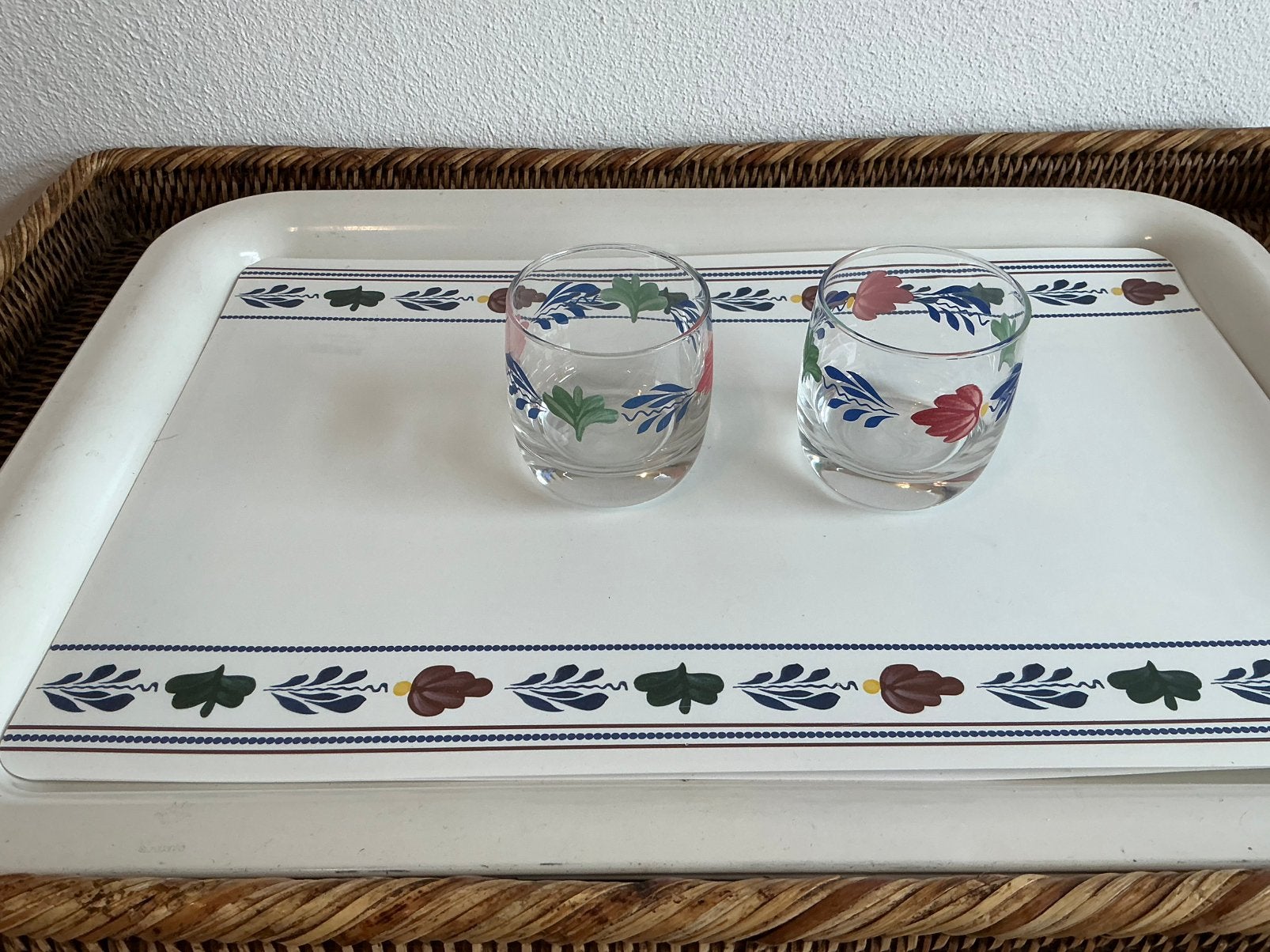 Boerenbont ( oude versie Glasservies Wishy/Limonade ), Ophalen of Verzenden