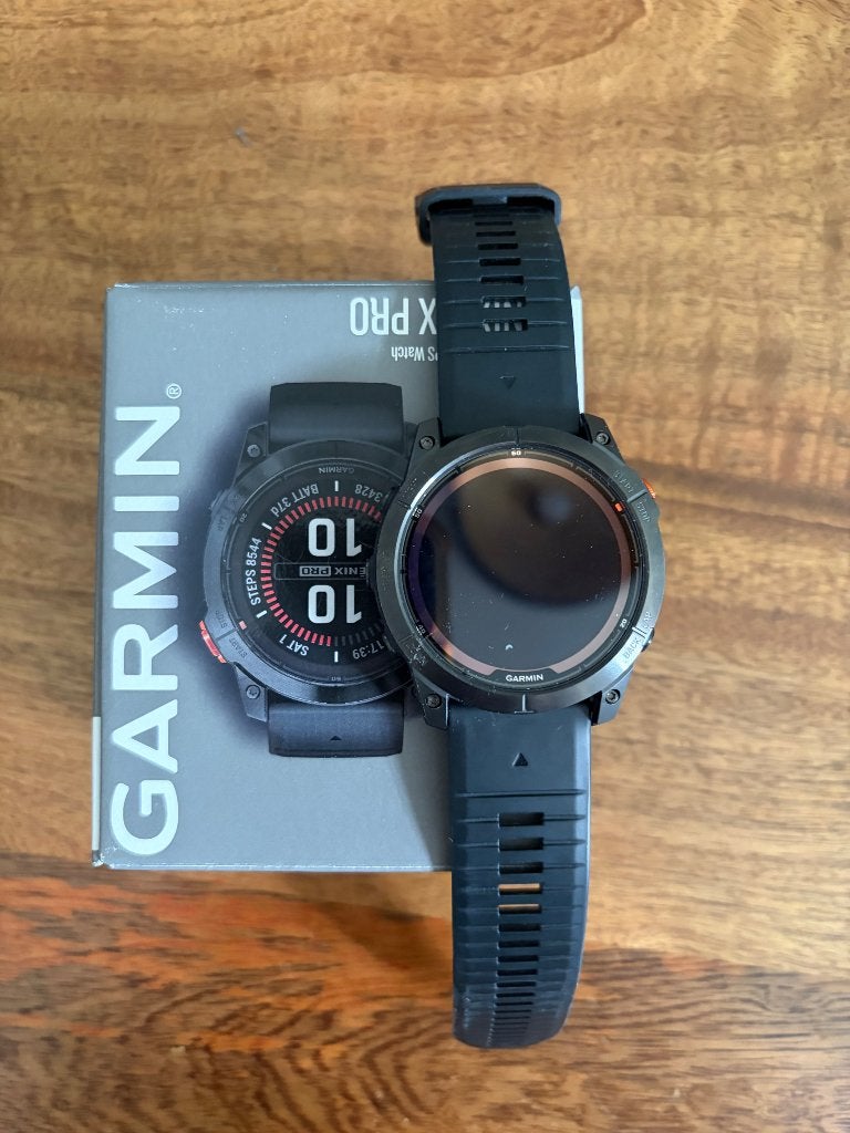 Garmin Fenix 7X pro (solar), Garmin Fenix 7X Pro Sapphire Solar, Zwart, Ophalen of Verzenden, Zo goed als nieuw