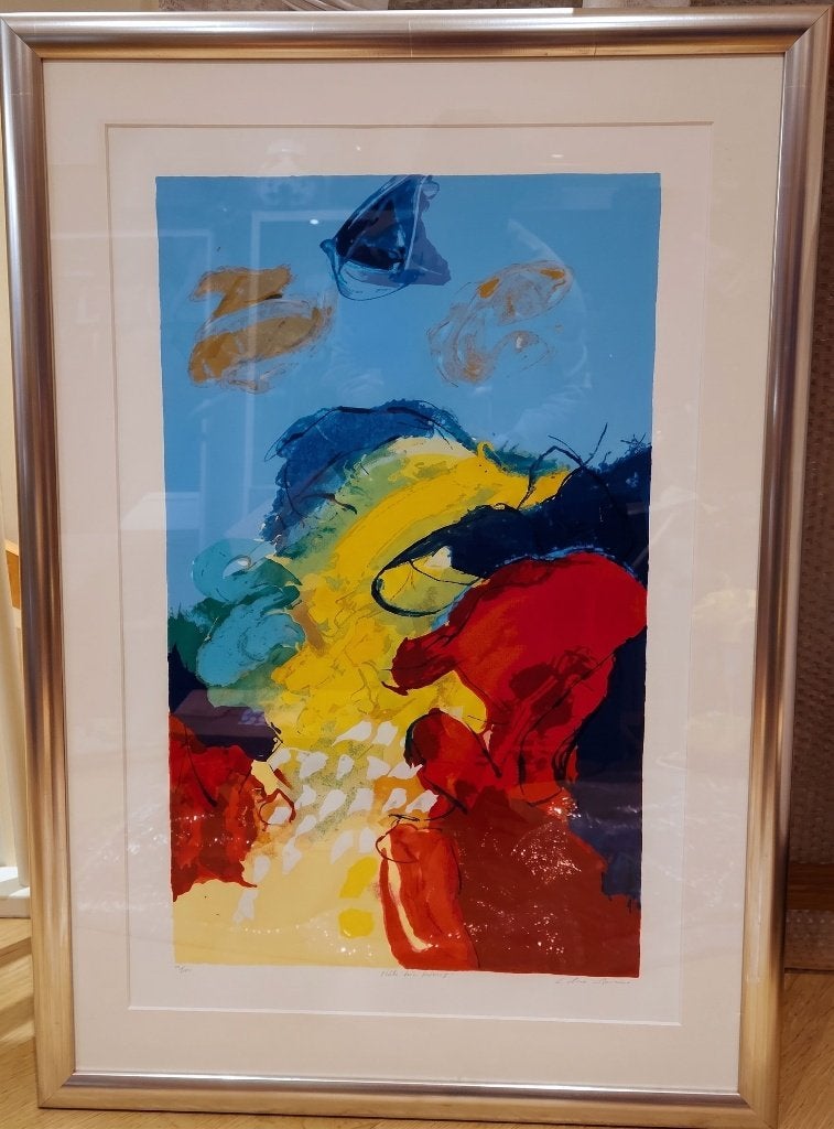 Henk Van Vessem (R.I.P.) - 'De Middag' Zeefdruk, Antiek en Kunst, Kunst | Litho's en Zeefdrukken, Gelimiteerde oplage, Ophalen
