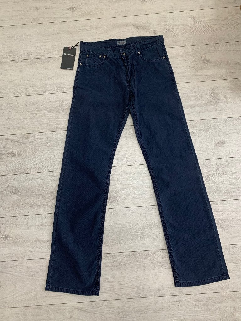 Nieuwe Martomod Rib jeans donkerblauw W33 L36, Blauw, Nieuw, Ophalen of Verzenden, W33 - W34 (confectie 48/50)