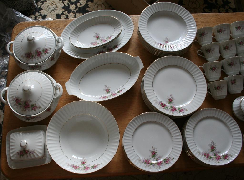 SPENZO porselein servies ROYAL WUNSIEDEL BAVARIA jaren 50, Antiek en Kunst, Antiek | Servies compleet, Verzenden