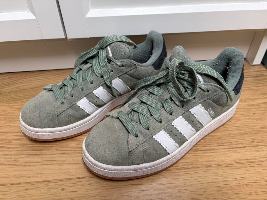 Adidas Campus 00S sneakers maat 38 2/3 lichtgroen ZGAN!, Ophalen of Verzenden, Zo goed als nieuw, Groen, Sneakers of Gympen