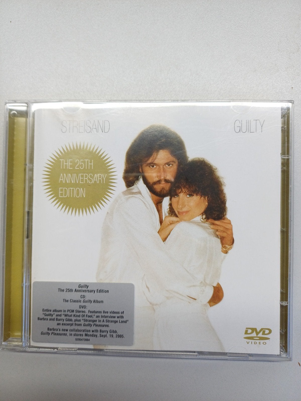 cd/dvd combi Barbara Streisand, Guilty, Ophalen of Verzenden