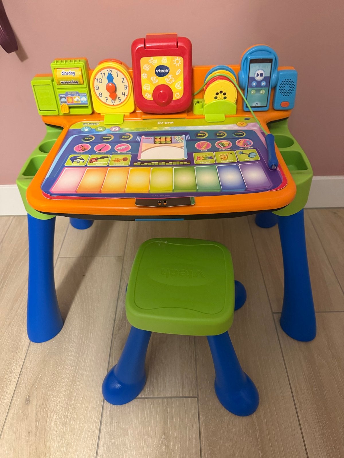 VTech Magisch Bureau 3-in-1 met krukje, Ophalen, Zo goed als nieuw, Overige typen, Met licht