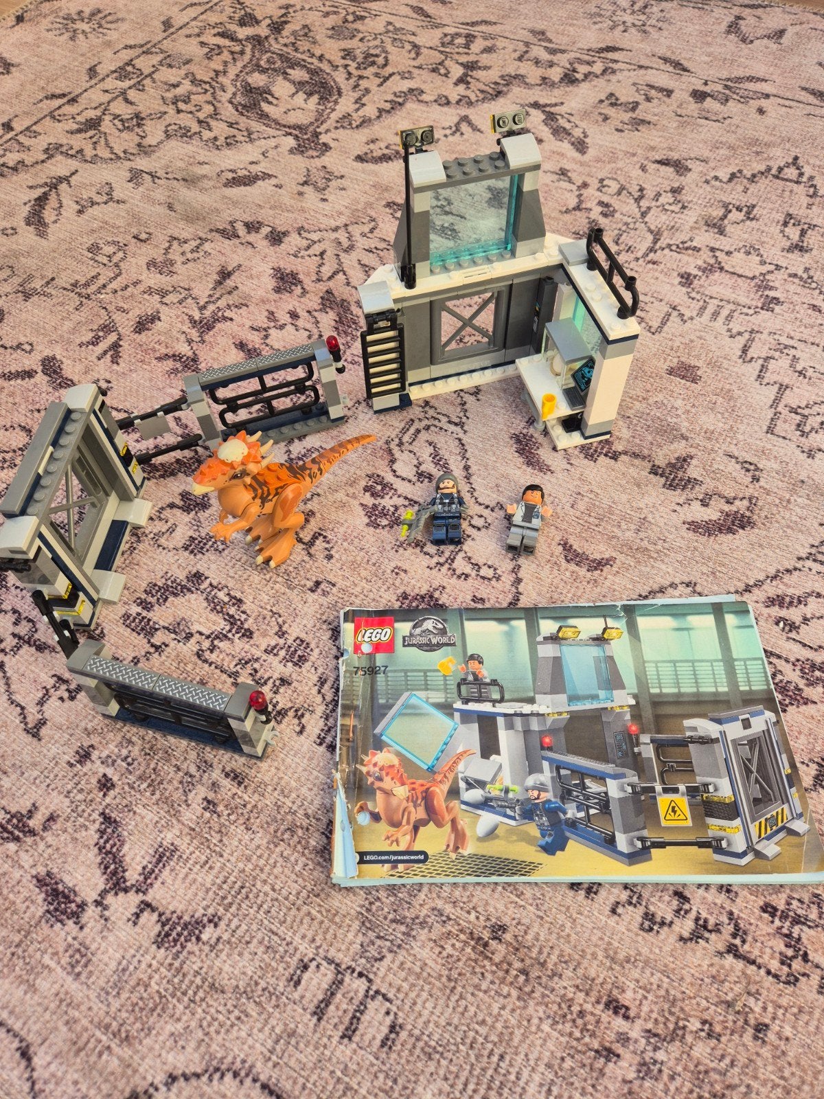 Lego Jurassic World 75937 Triceratops Rampage, Compleet, Jurassic World, Lego, Ophalen of Verzenden