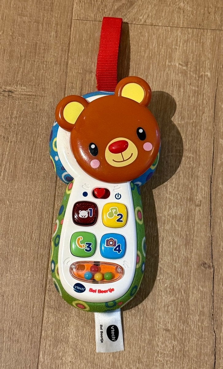 VTech Bel Beertje met Spiegel - Interactief Baby Speelgoed, Kinderen en Baby's, Ophalen of Verzenden, Zo goed als nieuw, Overige typen