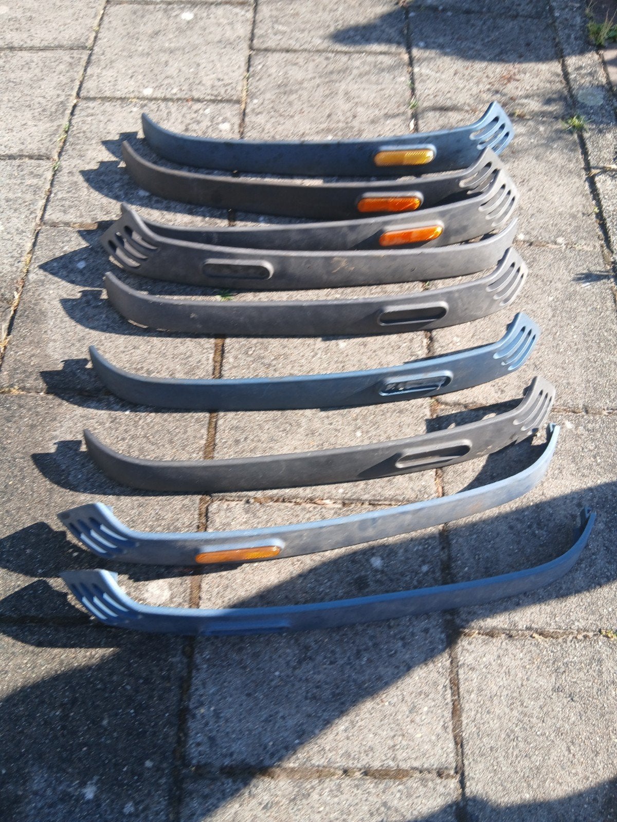 Vespa lx zijskirts links of rechts blauw en grijs 6,- per st, Ophalen of Verzenden, Vespa