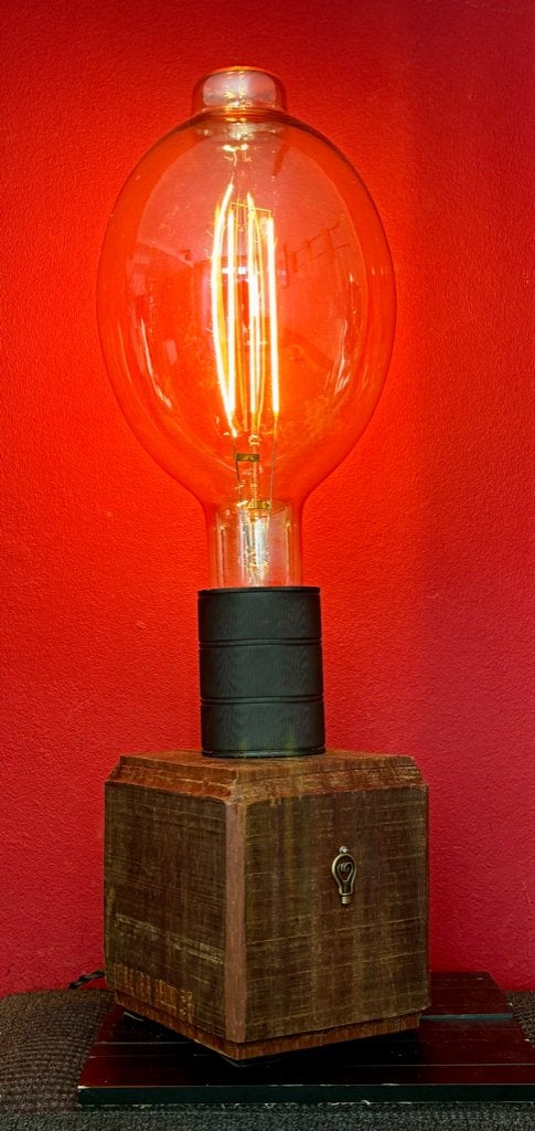 Tafel/Voerlamp "Zware Jonge", Ophalen, Industrieel, E27 (groot), 56 cm