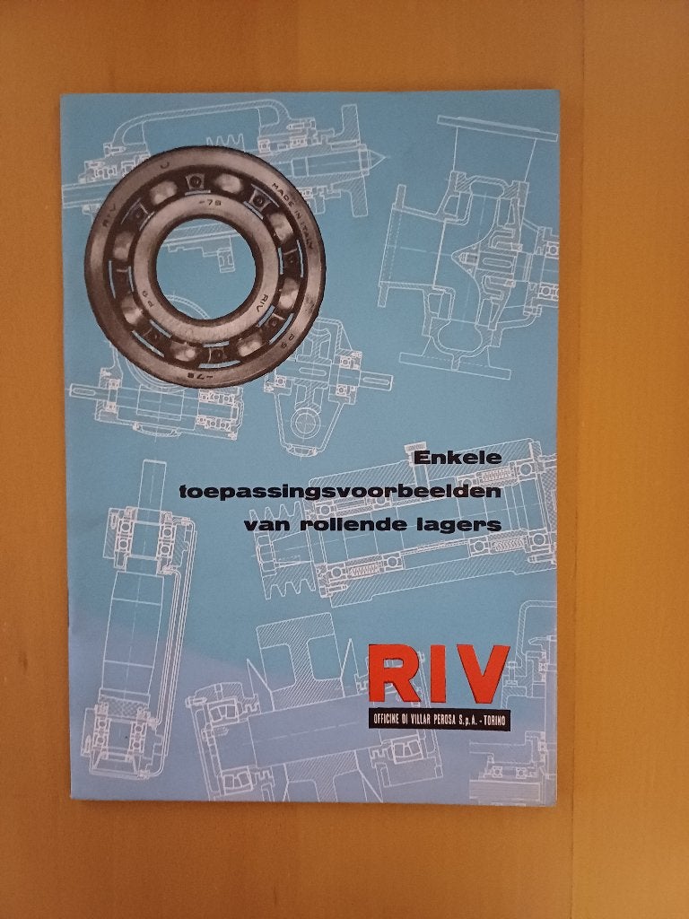 Boekje enkele toepassingen van rollende lagers RIV, Boeken, Ophalen of Verzenden, Gelezen, Tractor en Landbouw