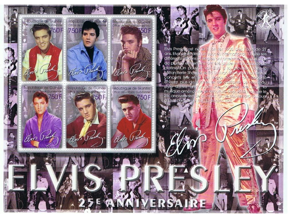 Elvis Presley Postzegels, Verzenden, Buitenland