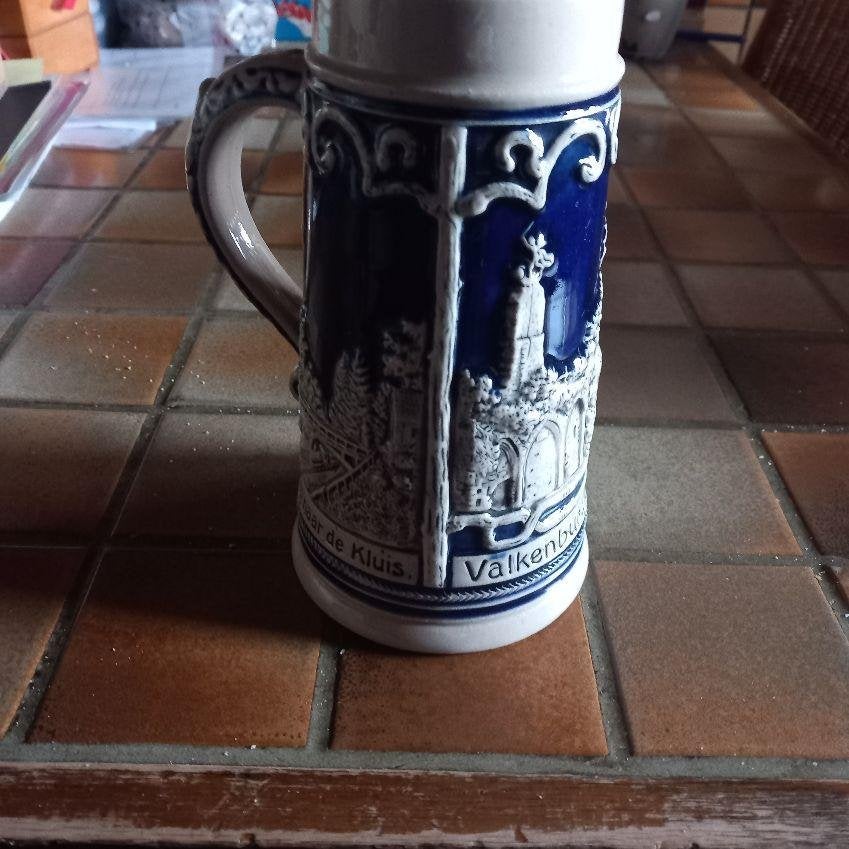 Bierpul, valkenburg; oud - i.g.st., Verzamelen, Biermerken, Ophalen of Verzenden, Zo goed als nieuw, Pul(len), Overige merken