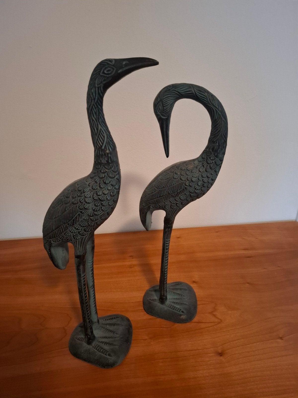 twee kraanvogels., Ophalen, Gebruikt, Dier