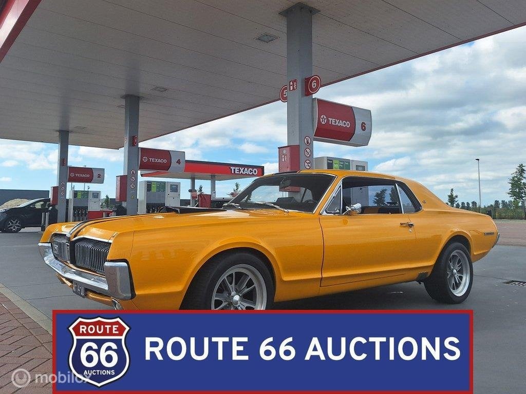 Mercury Cougar | 1967 | Route 66 Auctions, Auto's, Overige carrosserieën, Zwart, Bedrijf, Handgeschakeld