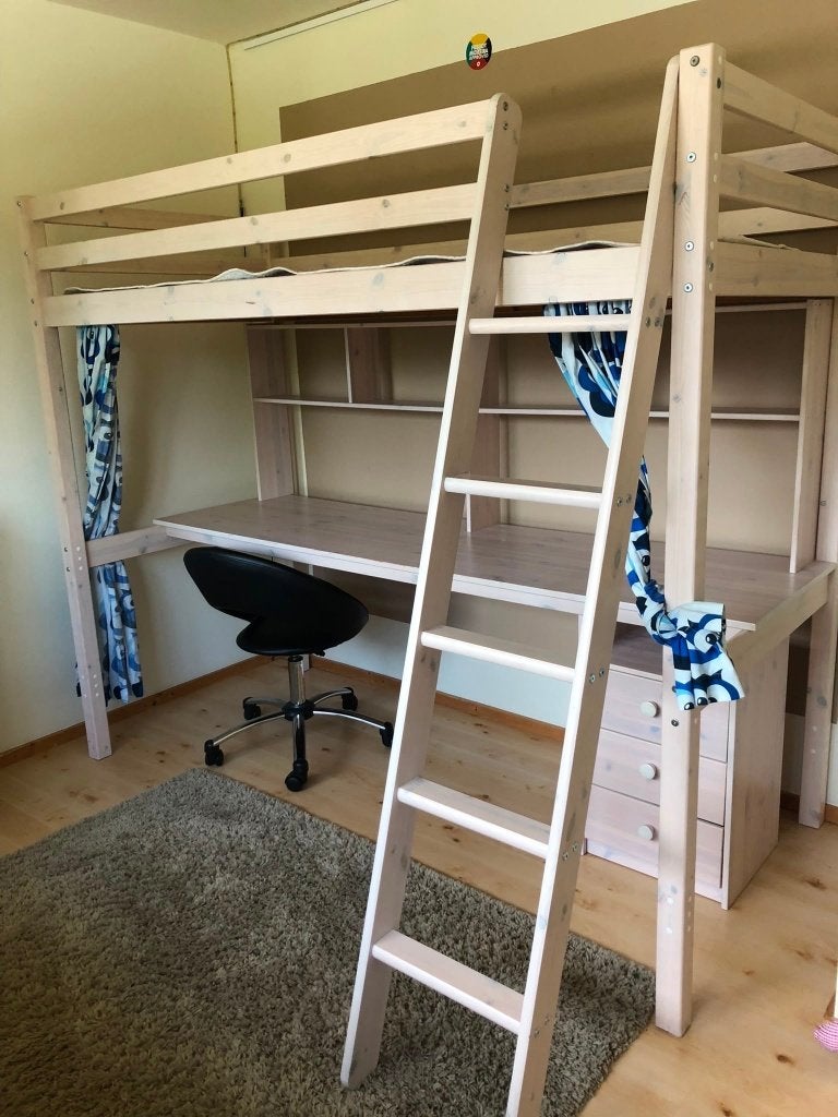Stapelbed, Ophalen, Gebruikt, 90 cm, Eenpersoons