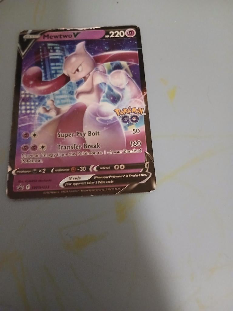 Mewtwo V Pokémon kaart, Ophalen of Verzenden