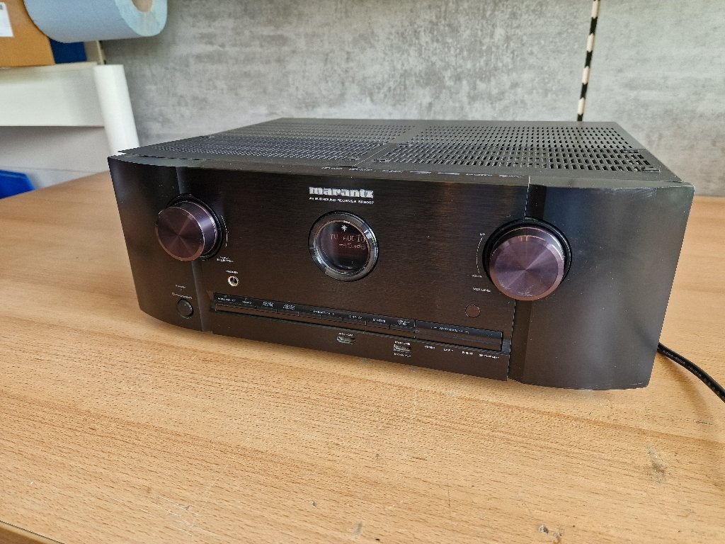 Marantz SR6007 AV Receiver - Zwart - Incl. AB & Netsnoer, Marantz, Ophalen of Verzenden, Zo goed als nieuw, 120 watt of meer
